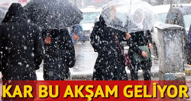 Kar geliyor, sıcaklık 10 derece düşüyor!