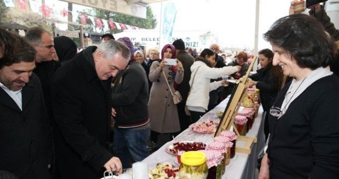 Kemerburgazlı turşuculardan Başkan Aydın'a teşekkür