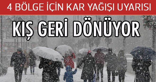 KIŞ GERİ DÖNÜYOR