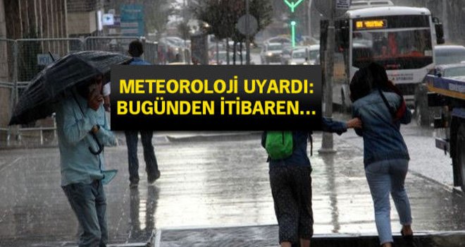 Meteoroloji  uyardı (13 Ekim)
