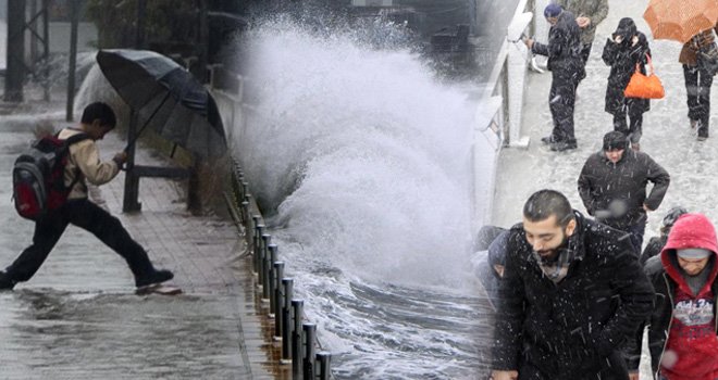 Meteoroloji'den 'çok kuvvetli yağış' uyarısı