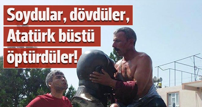 'Peşmerge kıyafeti giydi' diye dövdüler, Atatürk büstü öptürdüler