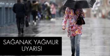 SAĞANAK YAĞMUR  UYARISI