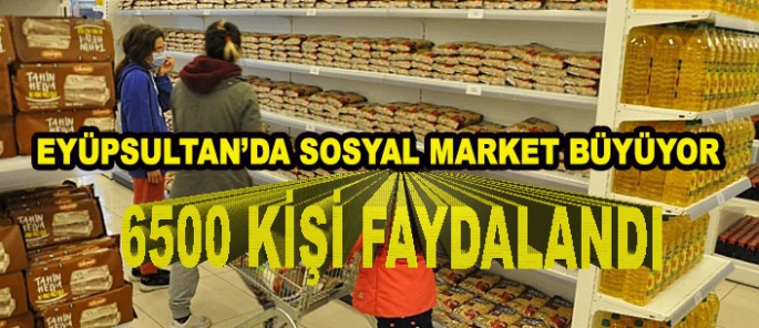 Sosyal Marketten 6 Bin 500 Kişi Faydalandı