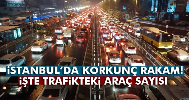 Trafiğe kayıtlı araç sayısı 20 milyon 456 bin oldu