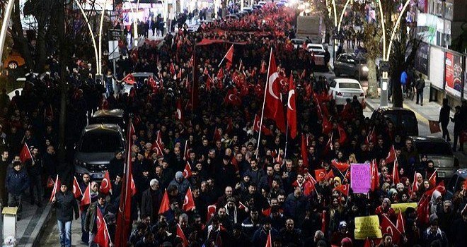Türkiye teröre karşı tek yürek