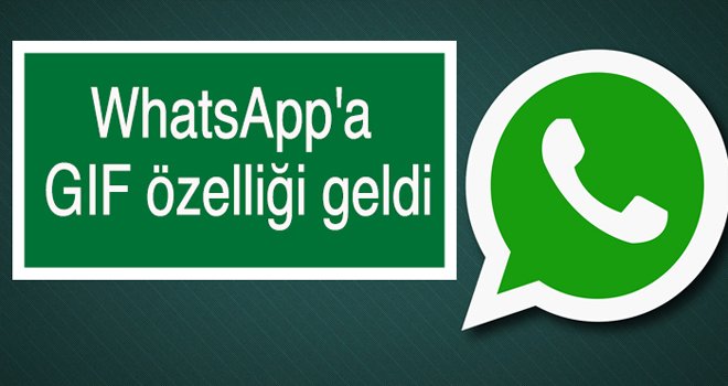 WhatsApp'a GIF özelliği geldi