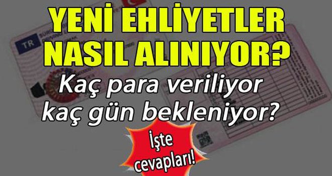 Yeni ehliyet çıkarma ve gerekli belgeler