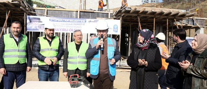 5’inci Levent Aile Sağlığı Merkezi ve Muhtarlık Binası temeli atıldı