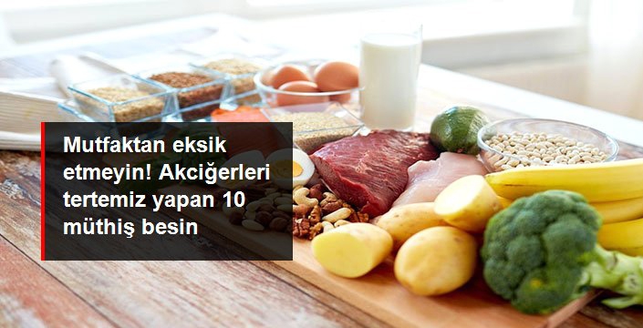 Akciğerleri tertemiz yapan 10 müthiş besin