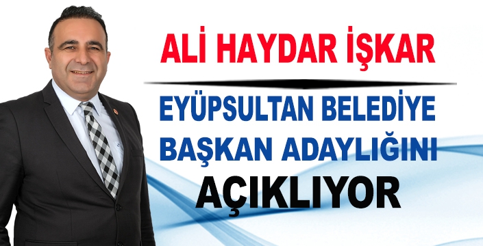 ALİ HAYDAR İŞKAR BELEDİYE BAŞKAN ADAYLIĞINI AÇIKLIYOR