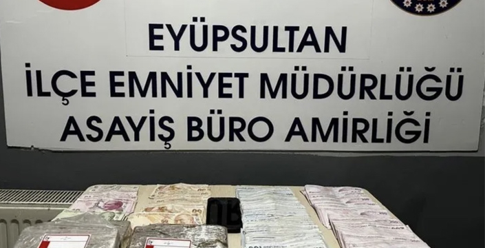 Alibeyköy'de 2 kilogram uyuşturucu ele geçirildi