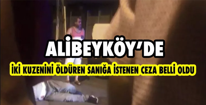  ALİBEYKÖY'DE İKİ KUZENİNİ ÖLDÜREN SANIĞA İSTENEN CEZA BELLİ OLDU