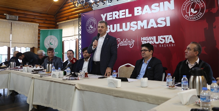Başkan Usta Yerel Basın Mensuplarını Ağırladı