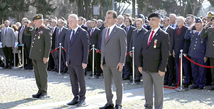 ÇANAKKALE ŞEHİTLERİ İSTANBUL’DA ANILDI 