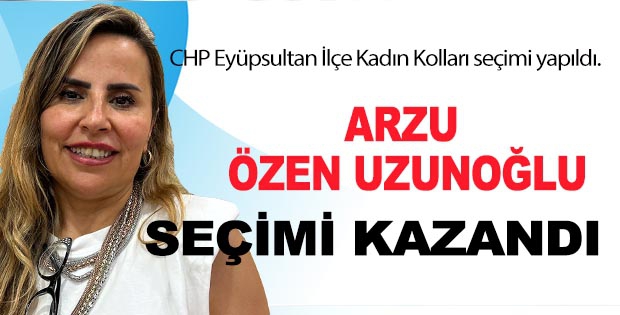 Chp Eyüpsultan İlçe Kadın Kolları seçimi yapıldı.
