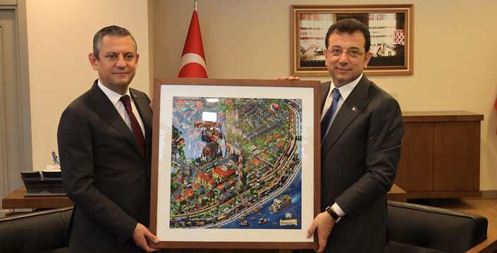CHP GENEL BAŞKANI ÖZEL’DEN İMAMOĞLU’NA TEBRİK ZİYARETİ