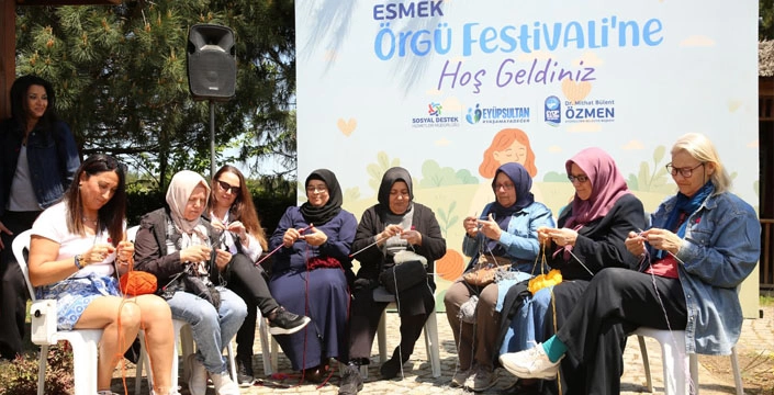  ESMEK Örgü Festivali yoğun ilgi gördü