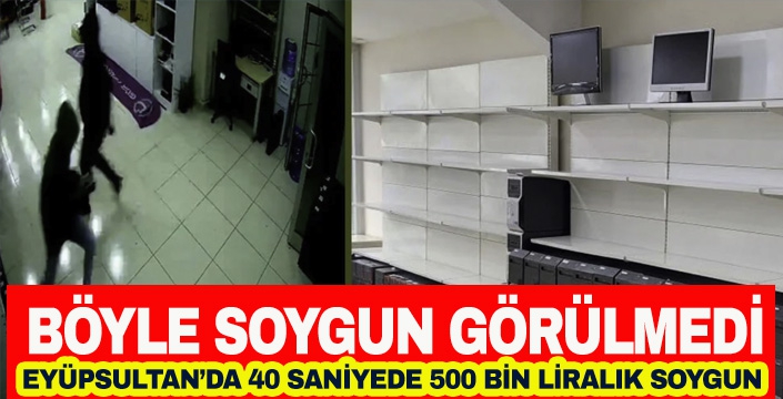 EYÜPSULTAN’DA 40 SANİYEDE 500 BİN LİRALIK SOYGUN