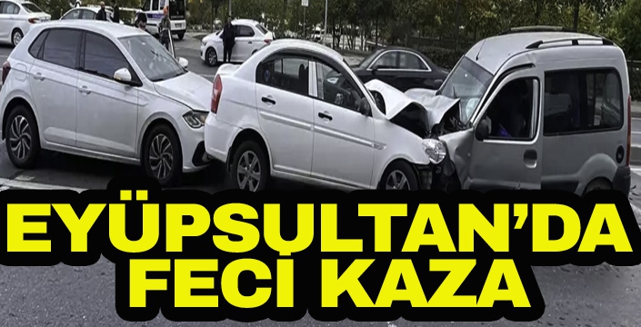 Eyüpsultan’da feci kaza