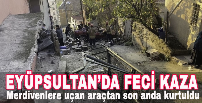 EYÜPSULTAN’DA FECİ KAZA