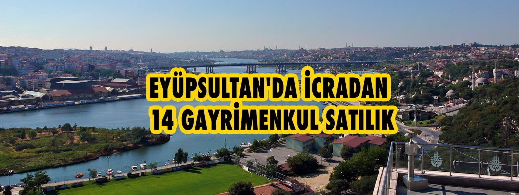 EYÜPSULTAN'DA İCRADAN 14 TAŞINMAZ SATILIK