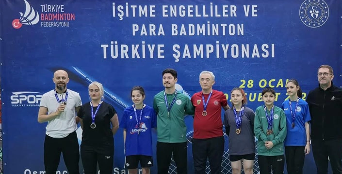 GAZİOSMANPAŞALI SPORCULAR, PARA BADMİNTON ŞAMPİYONASI’NDAN 27 MADALYA İLE DÖNDÜ