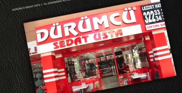 GÖKTÜRK DÜRÜMCÜ SEDAT USTA 1. YIL DÖNÜMÜNÜ KUTLUYOR