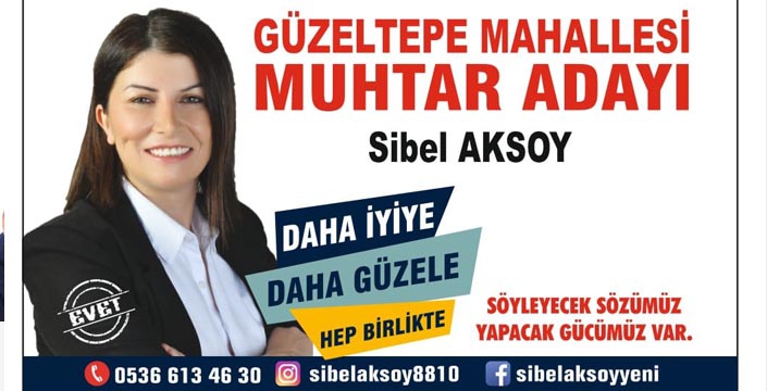 GÜZELTEPE'DE SİBEL AKSOY ÖNDE