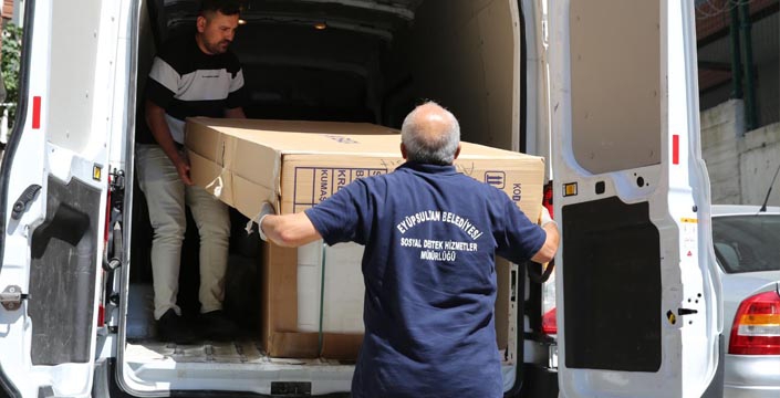 İhtiyaç sahibi ailelere sıfır ev eşyası desteği
