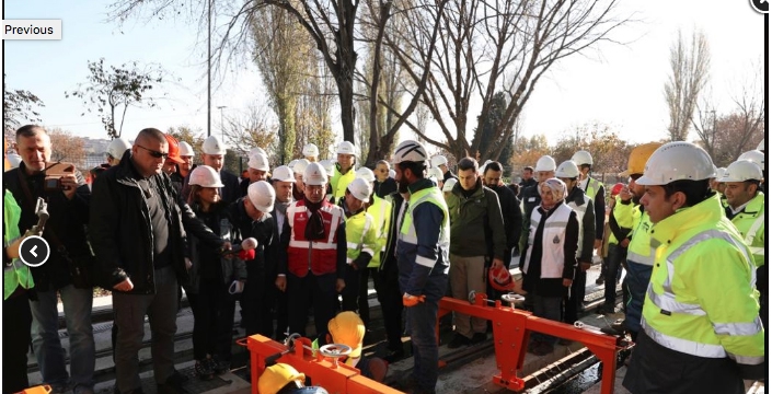 İMAMOĞLU EMİNÖNÜ ALİBEYKÖY TRAMVAY HATTI'NDA İNCELEMELERDE BULUNDU