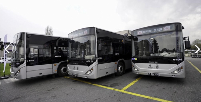 İSTANBUL, 30 YENİ METROBÜSLE BULUŞTU