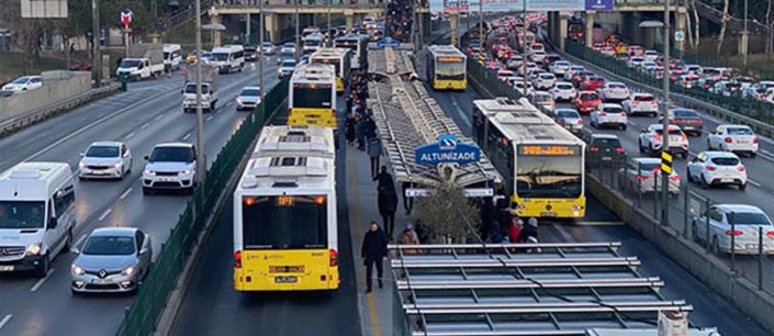 İSTANBUL'DA ULAŞIMA BÜYÜK ZAM