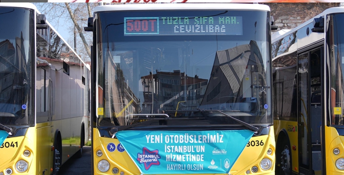 İSTANBUL’UN EFSANE HATTINA 5 YENİ OTOBÜS DAHA