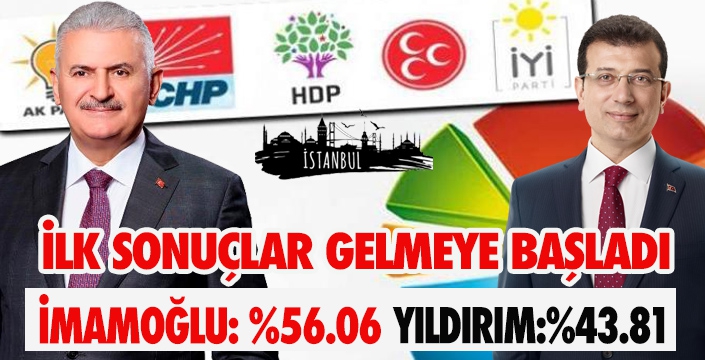 İŞTE İLK SONUÇLAR