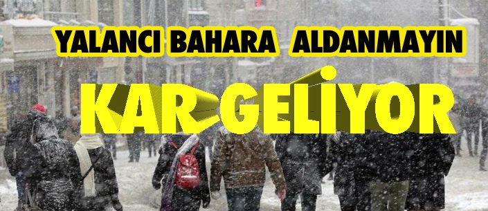 KAR GELİYOR