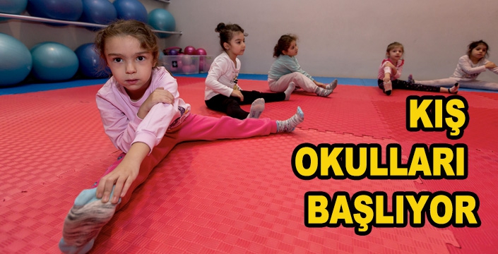 Kış Spor Okulları'nda eğitimler başlıyor