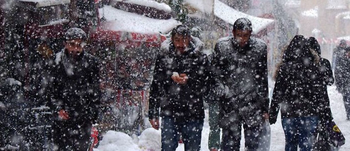 Kuvvetli ve yoğun kar yarın akşam