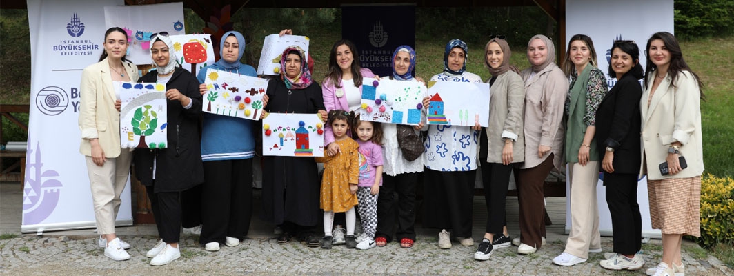 MAHALLE EVİ’NDEN AİLELER VE ÇOCUKLAR KEMERBURGAZ KENT ORMANI’NDA   ATÖLYELER VE EĞİTİMLERLE BULUŞTU