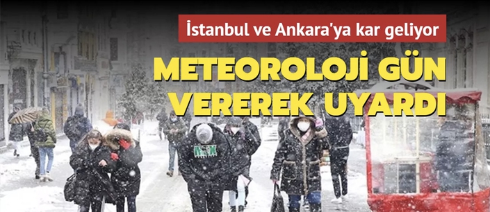 Meteoroloji gün vererek uyardı