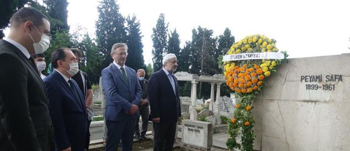 Peyami Safa, Kabri Basinda Anildi