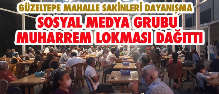 SOSYAL MEDYA GRUBU MUHARREM LOKMASI DAĞITTI