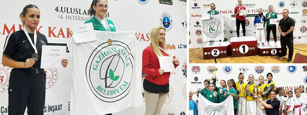 Uluslararası Gemlik Karate Turnuvası’na Gaziosmanpaşalı Sporcular Damga Vurdu