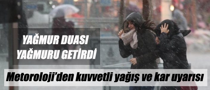 YAĞMUR DUASI  YAĞMURU GETİRDİ