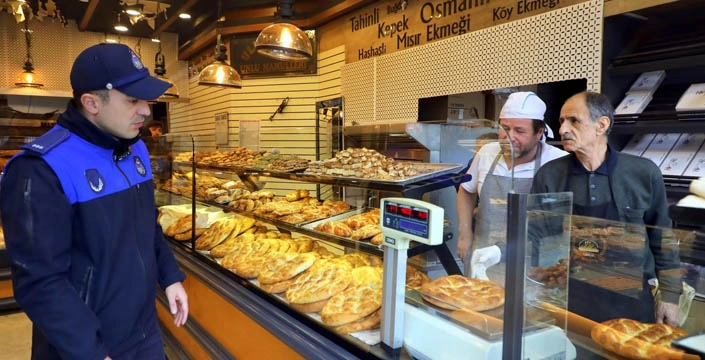 Zabıta ekiplerinden fırınlara Ramazan pidesi denetimi