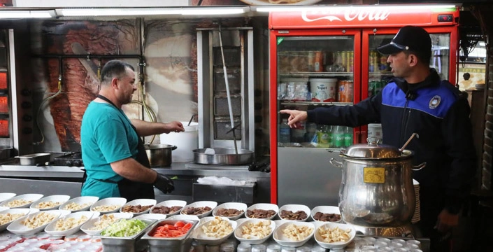 Zabıta ekiplerinden lokanta ve restoranlara denetim